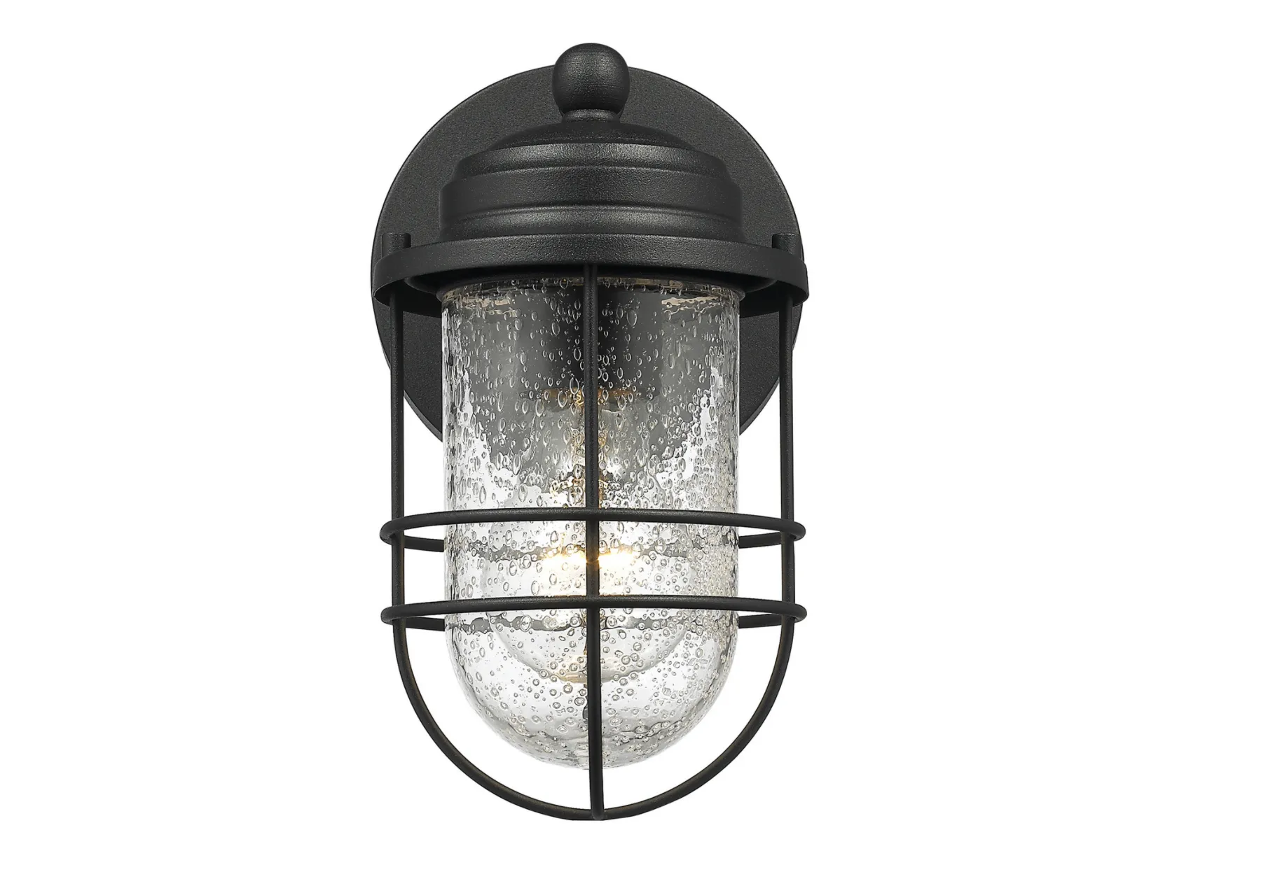 Fisher Outdoor Black Wall Sconce