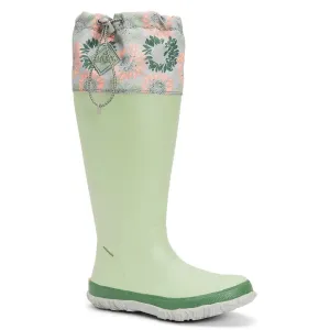 Forager Ladies Tall Wellington - Resida Green/Sunflower Print by Muckboot