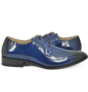 Formal Royal Blue Tuxedo Shoes