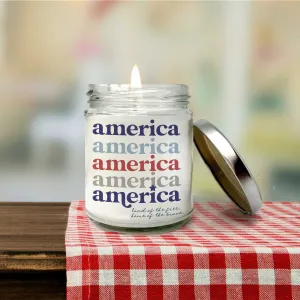 fourth of july america candle cute patriotic candle for fourth of july decorations retro rustic candle fourth of july independance day decor