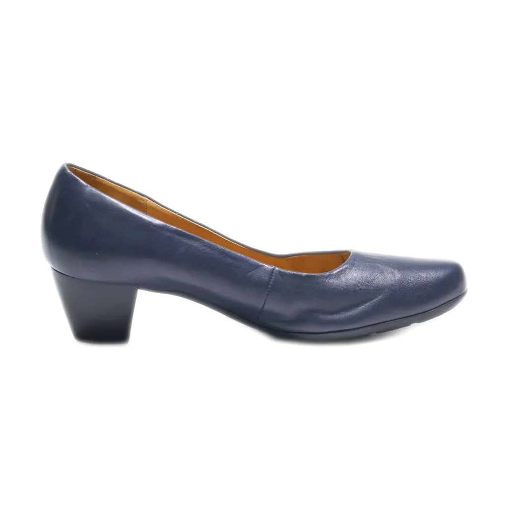 Gabor Mid-Heel Shoes Leather Blue Colour For Women