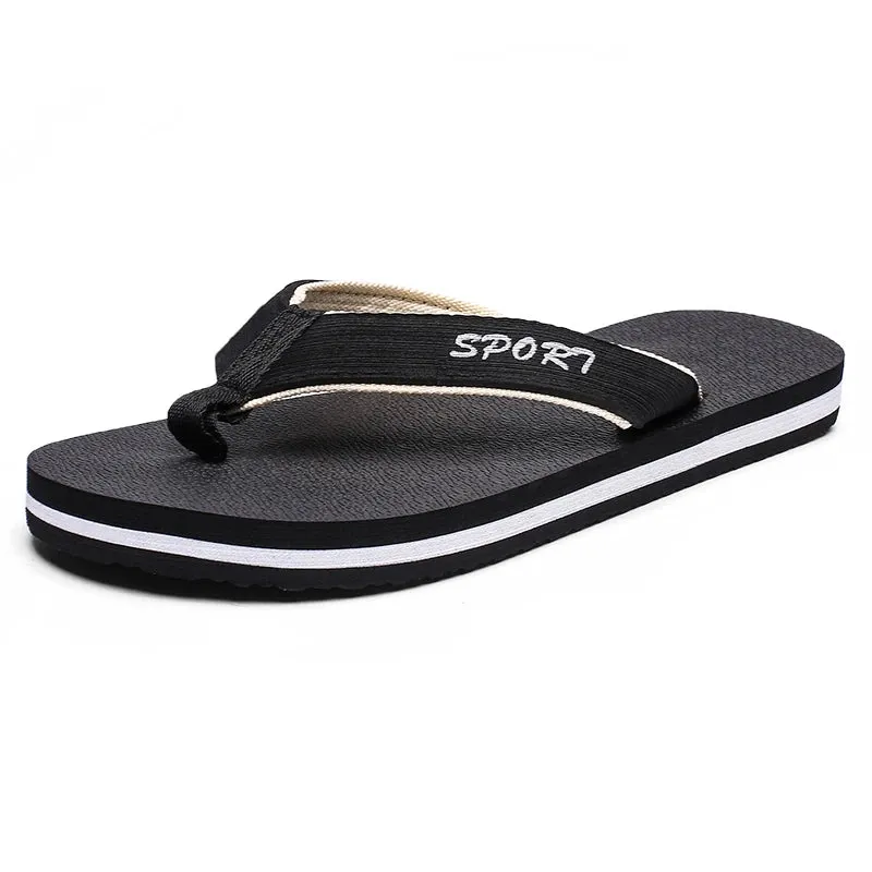 Hnzxzm 2024 Stylish Men Casual Sandals Flip Flops Soft Adult Comfortable Outdoor Walking Shoes Water Slides Slippers