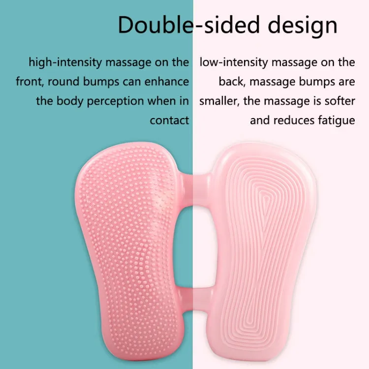 Home Fitness Yoga Balance Inflatable Foot Pad Aerobic Step Training Leg Relaxation Massage Pad(Pink)