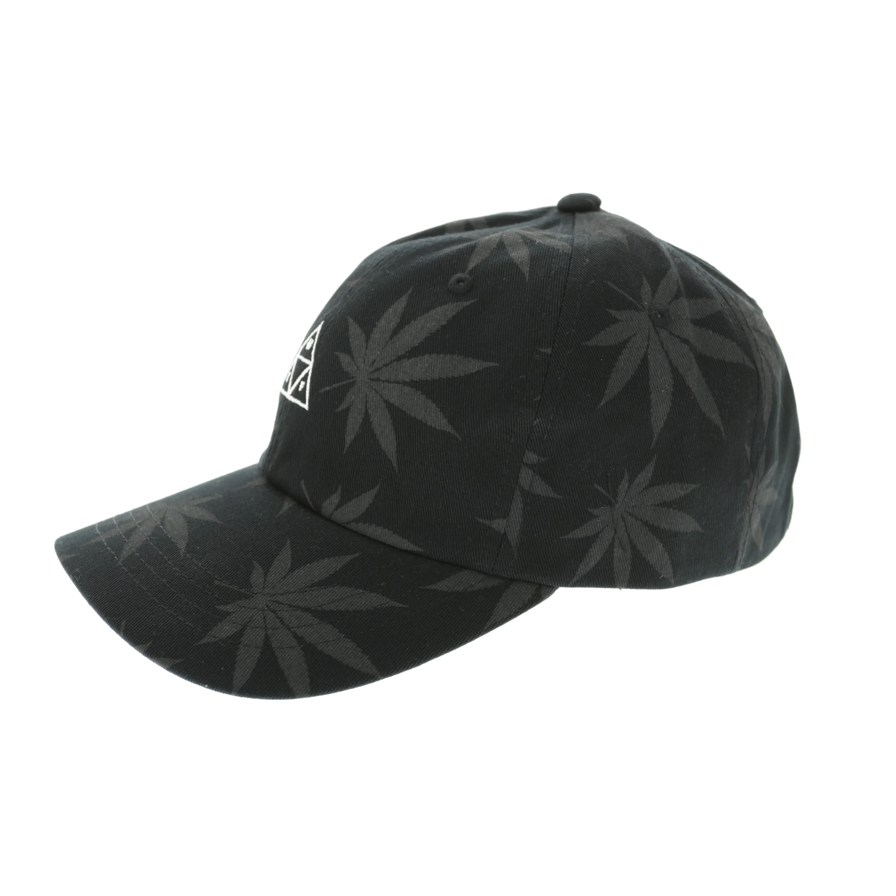 Huf 420 Triple Triangle Dad Hat Strapback Black