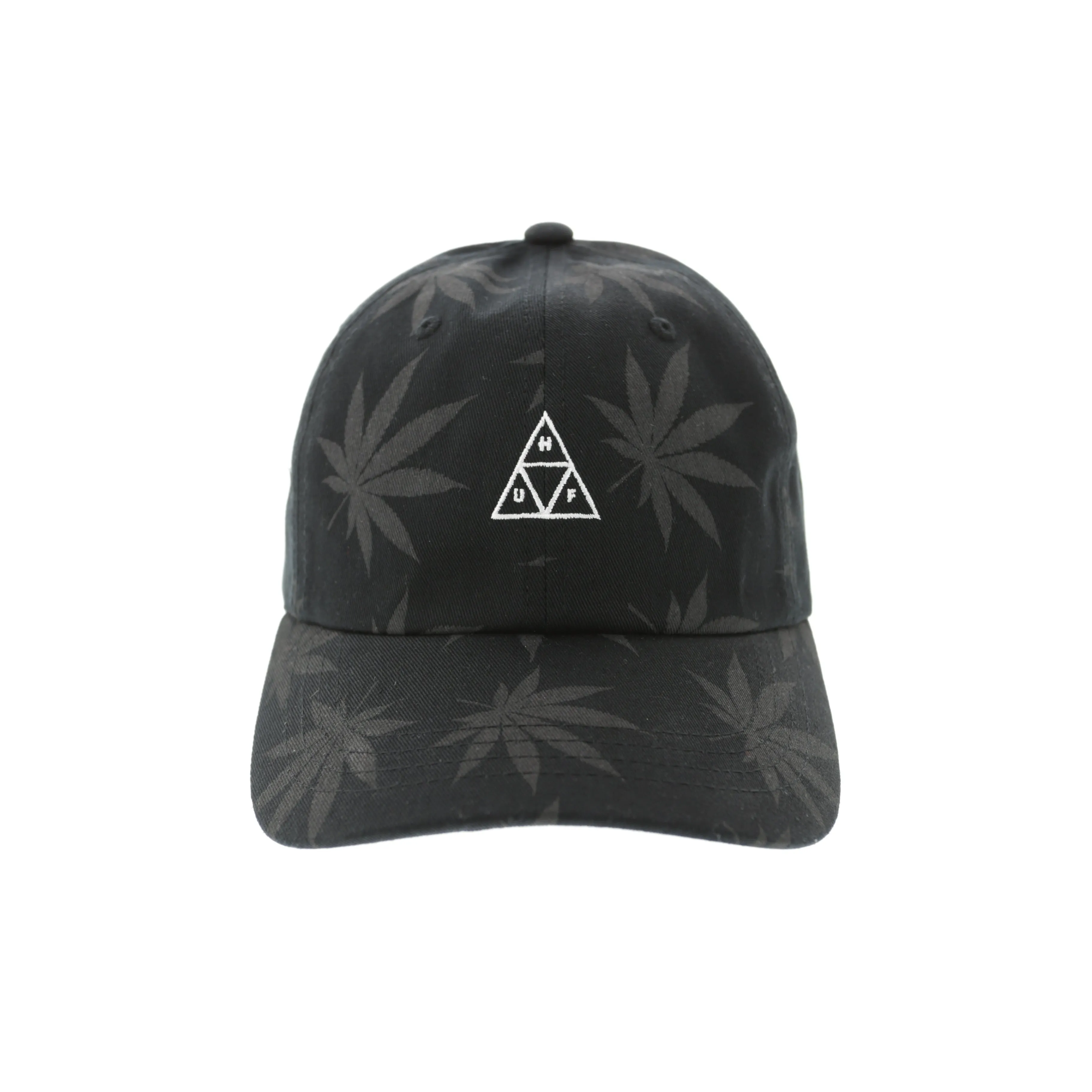 Huf 420 Triple Triangle Dad Hat Strapback Black