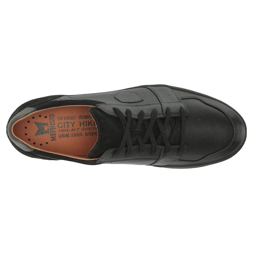 Hugh Full Grain Leather Men's Trainers