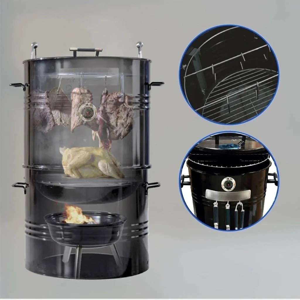 Humos Charcoal Smoker Barrel