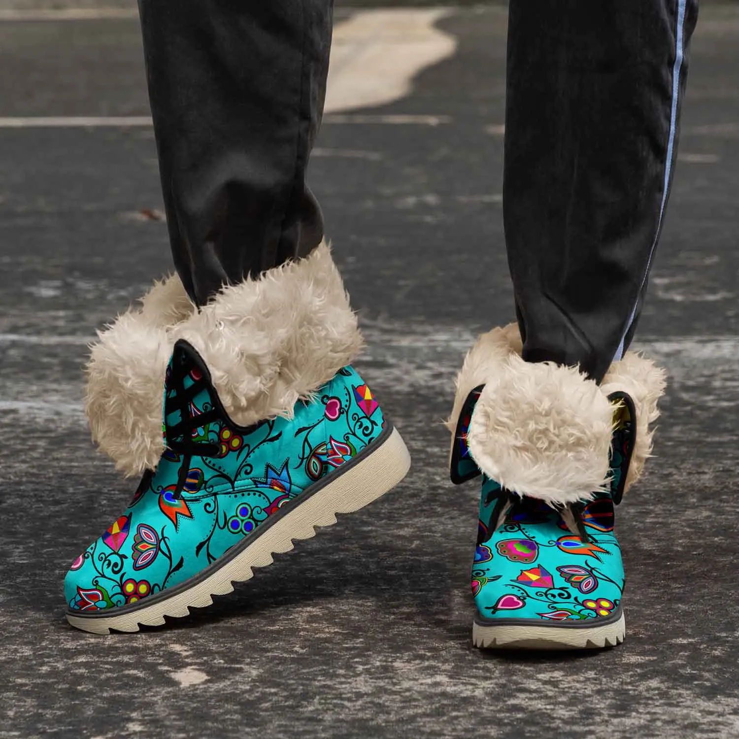 Indigenous Paisley Sky Polar Winter Boots