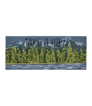 Indoor/Outdoor Vacationland Runner, Lakeside Mountain Scene