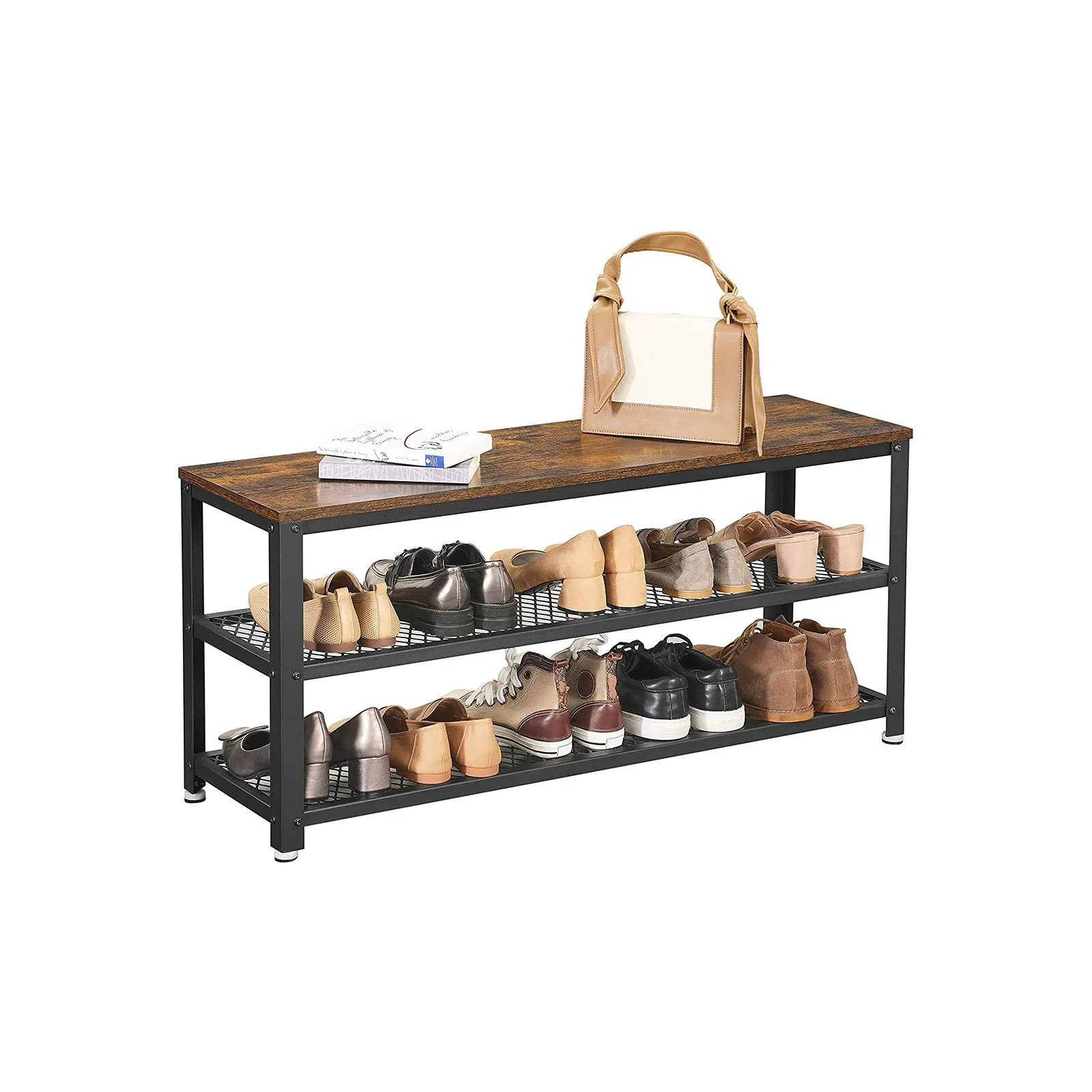 Industrial Long Shoe Storage Rack