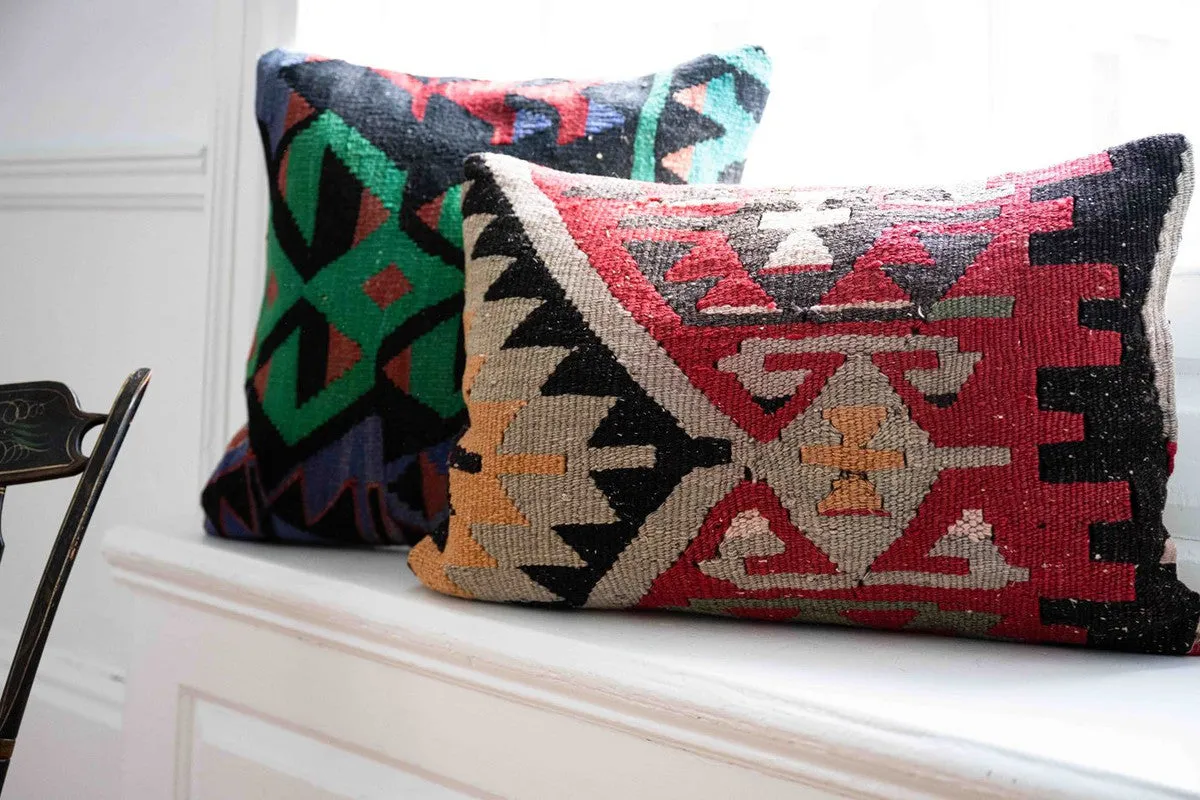 Kilim Pillow, Rectangular