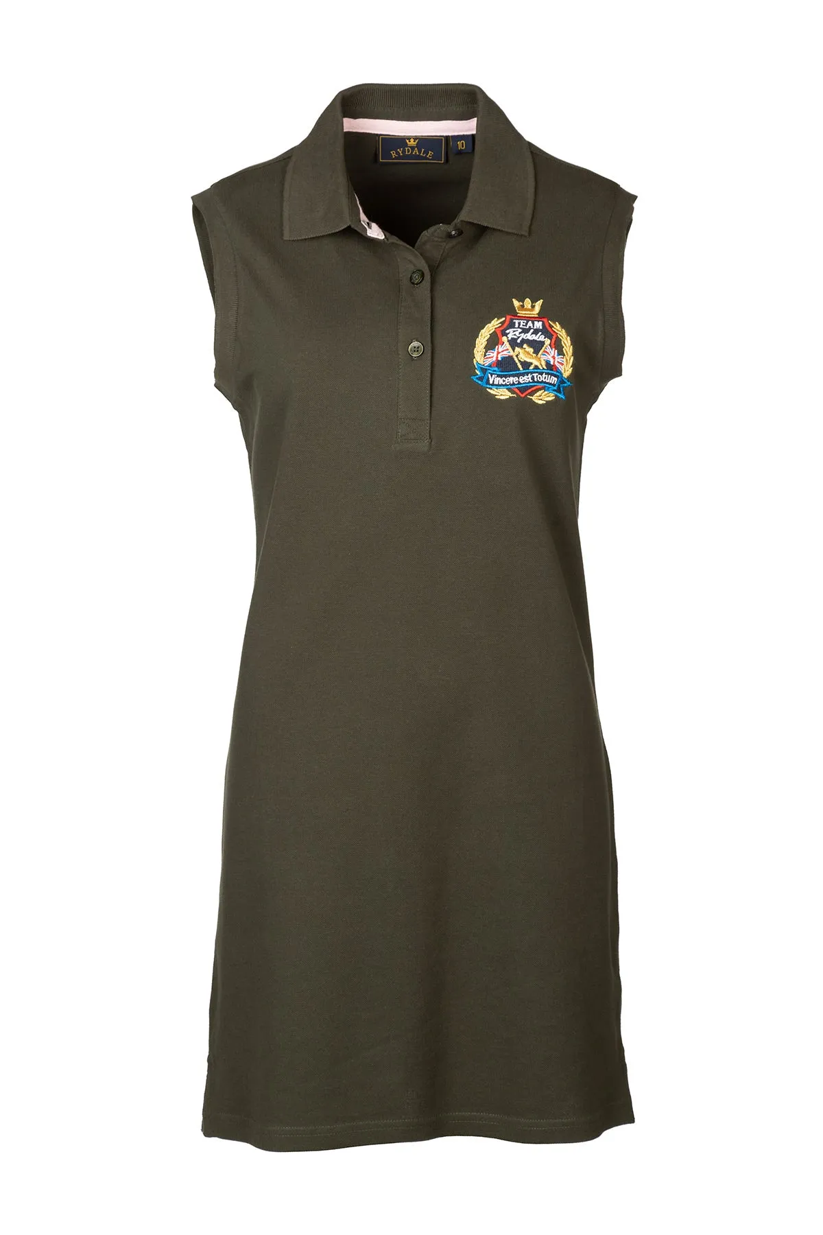 Ladies Sleeveless Polo Dress - Charlie