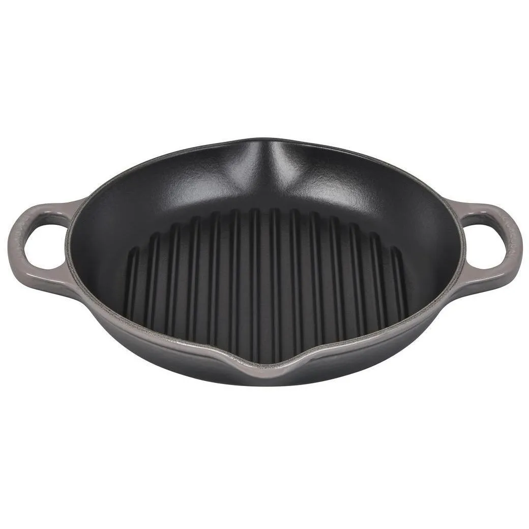 Le Creuset Signature 9.75″ Deep Round Grill Pan