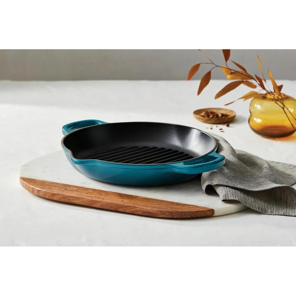 Le Creuset Signature 9.75″ Deep Round Grill Pan