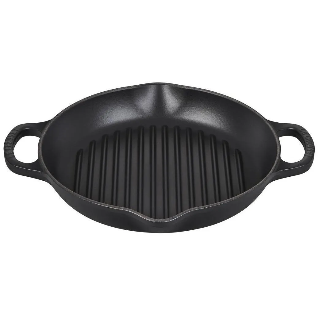 Le Creuset Signature 9.75″ Deep Round Grill Pan