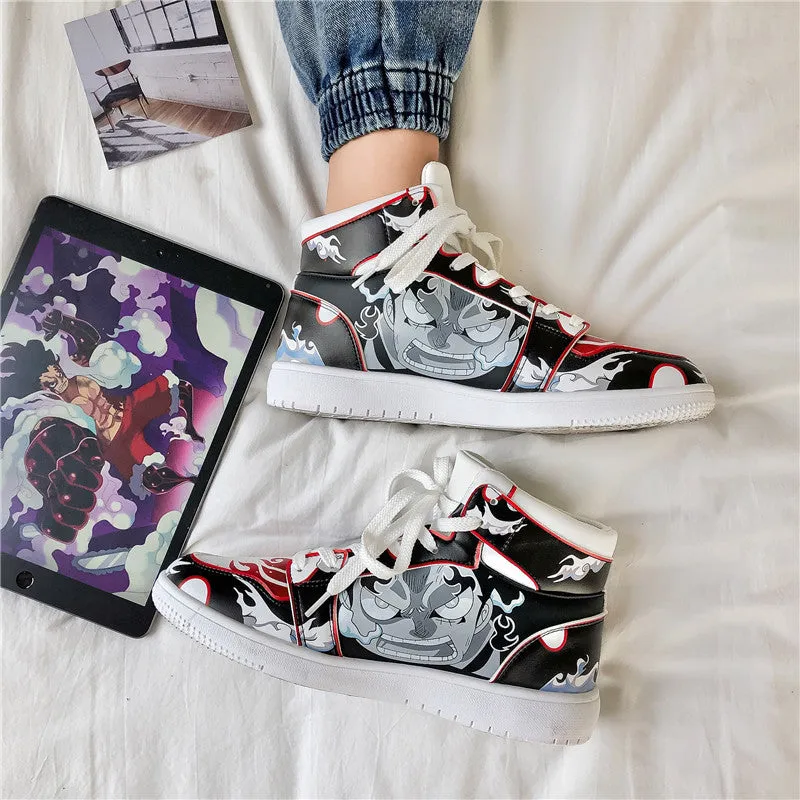 Limited sale graffiti casual street high-top sneakers