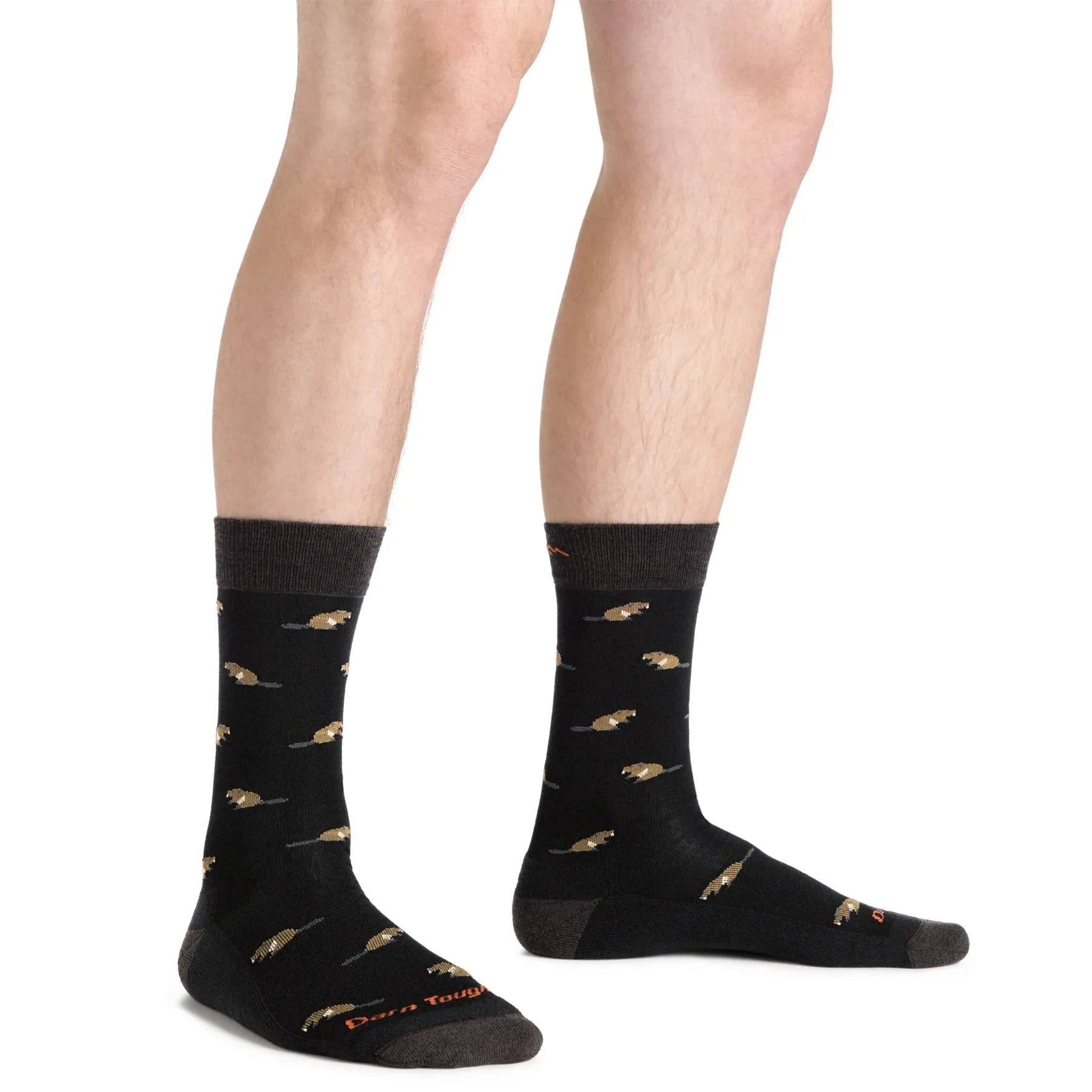 Men's Sawtooth Crew Lightweight Lifestyle Sock - Black