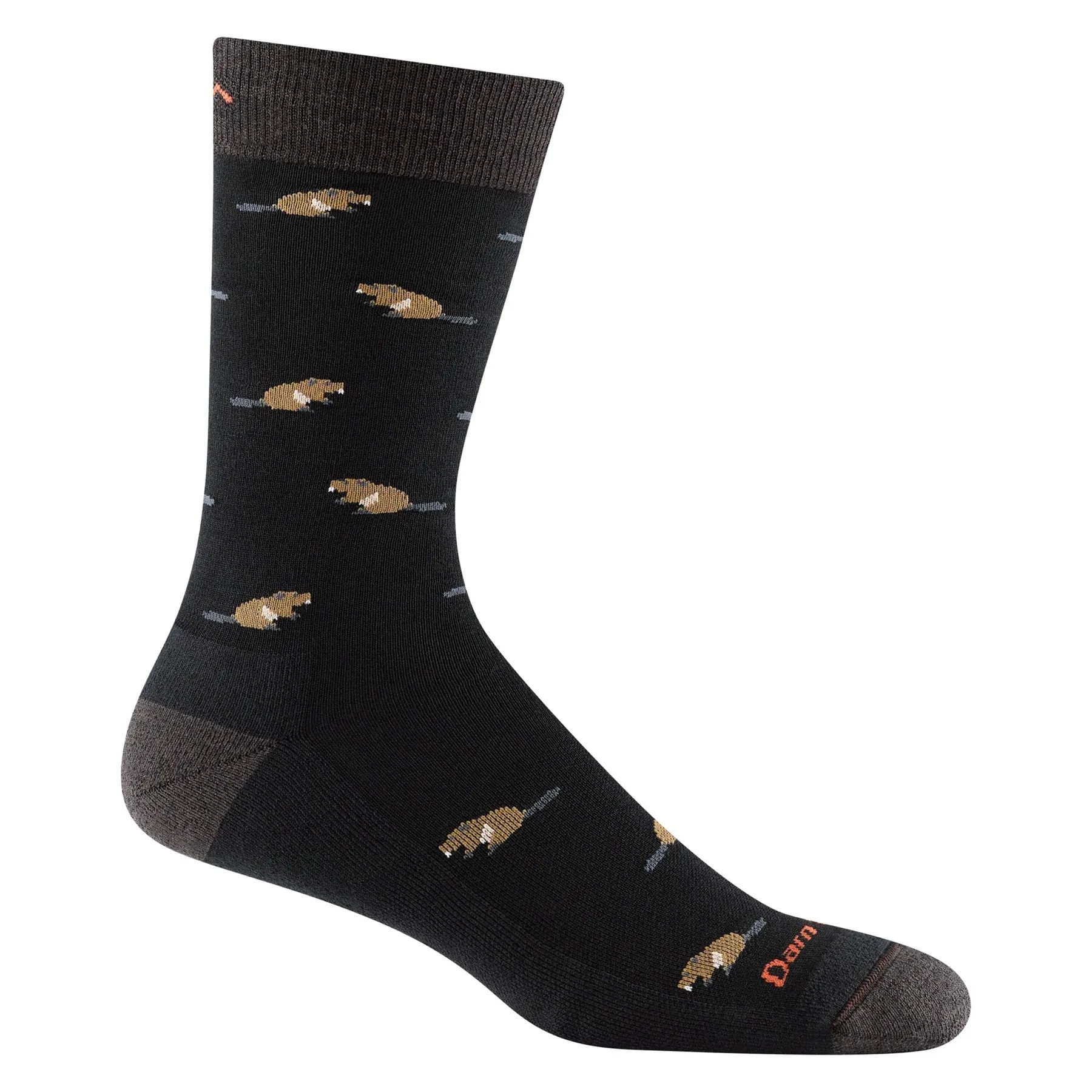 Men's Sawtooth Crew Lightweight Lifestyle Sock - Black