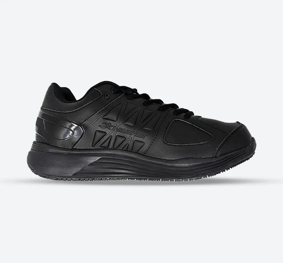 Mens Wide Fit I-Runner Pro Leather Trainers