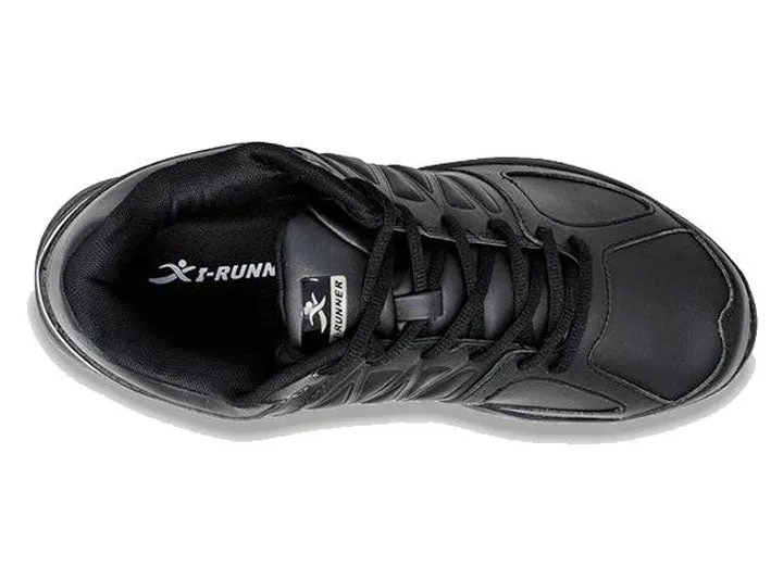 Mens Wide Fit I-Runner Pro Leather Trainers