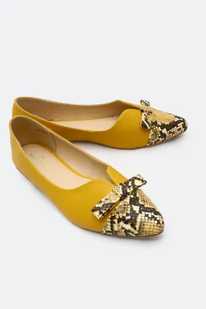 Mustard Ladies Formal Mules