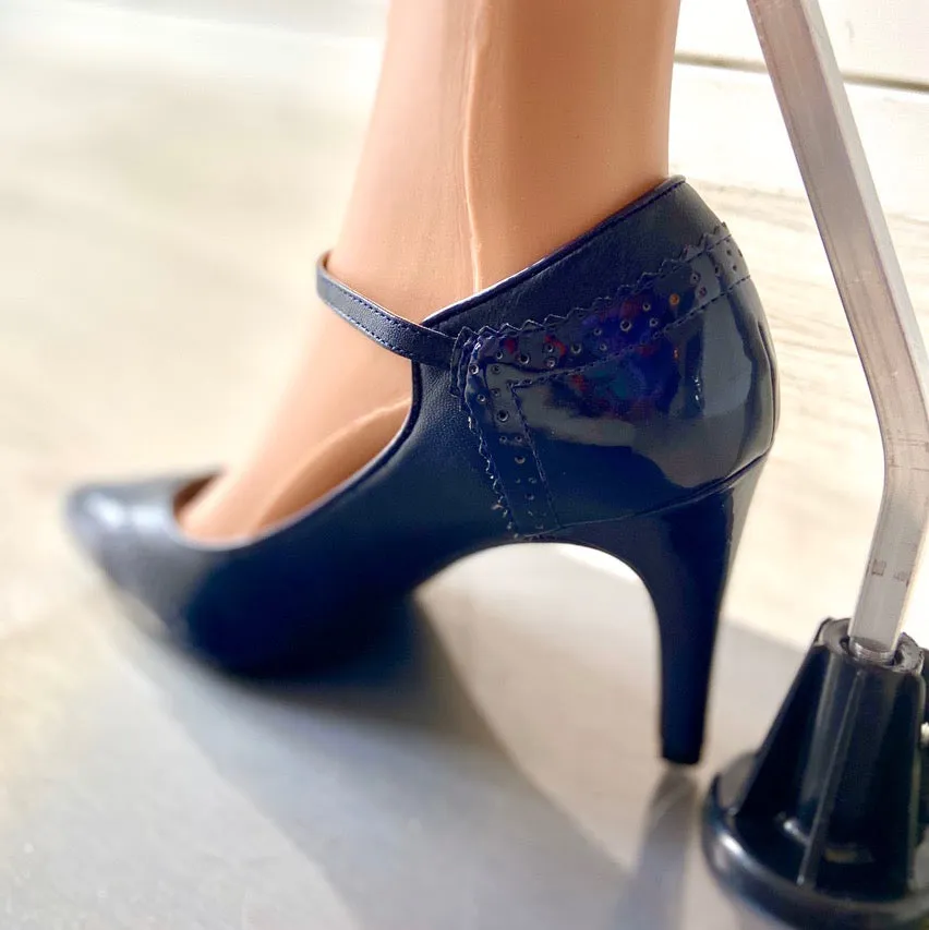 Navy Vintage Mary Jane Shoes