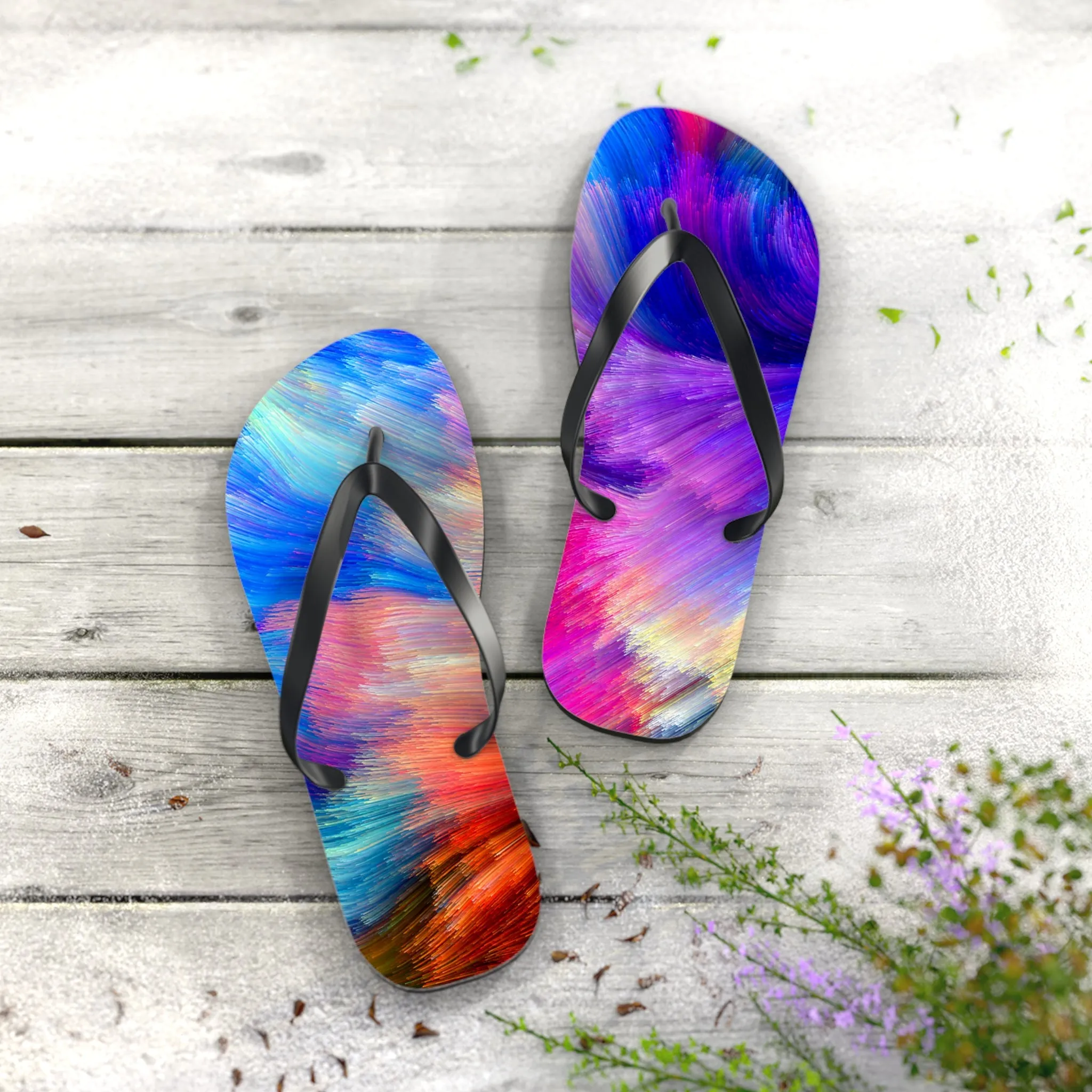 Neon Splash - Inovax Flip Flops