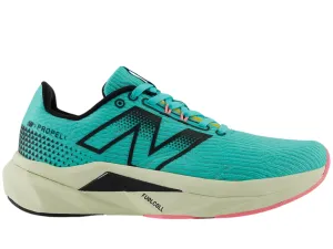 New Balance Fuel Cell Propel V5 Ladies Running Shoe (Cyber Jade/Ambient Pink/Ultra Pink)