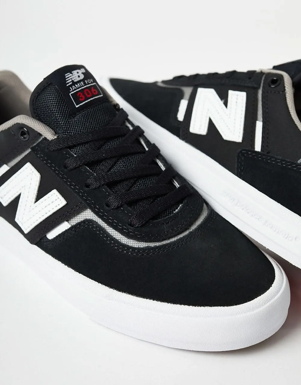 New Balance Numeric Jamie Foy 306 Skate Shoes - Black/White