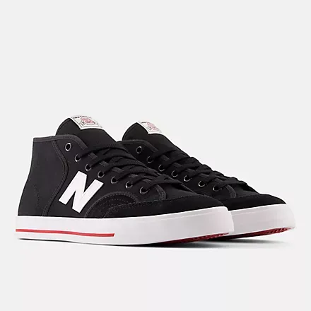 New Balance Shoes Numeric 213 Mid Pro Court Black White