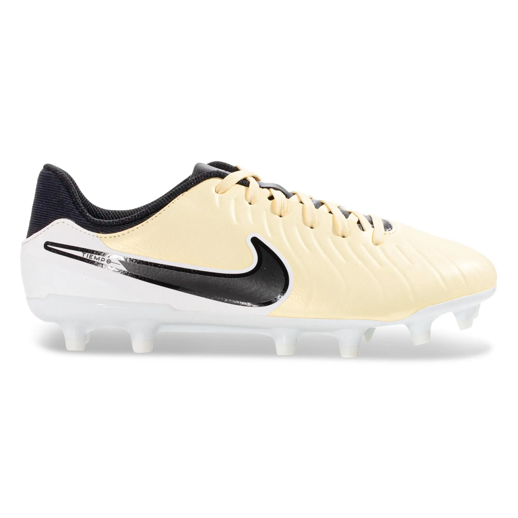 Nike Jr. Legend 10 Academy FG/MG Soccer Cleats (Lemonade/Black Gold Coin)