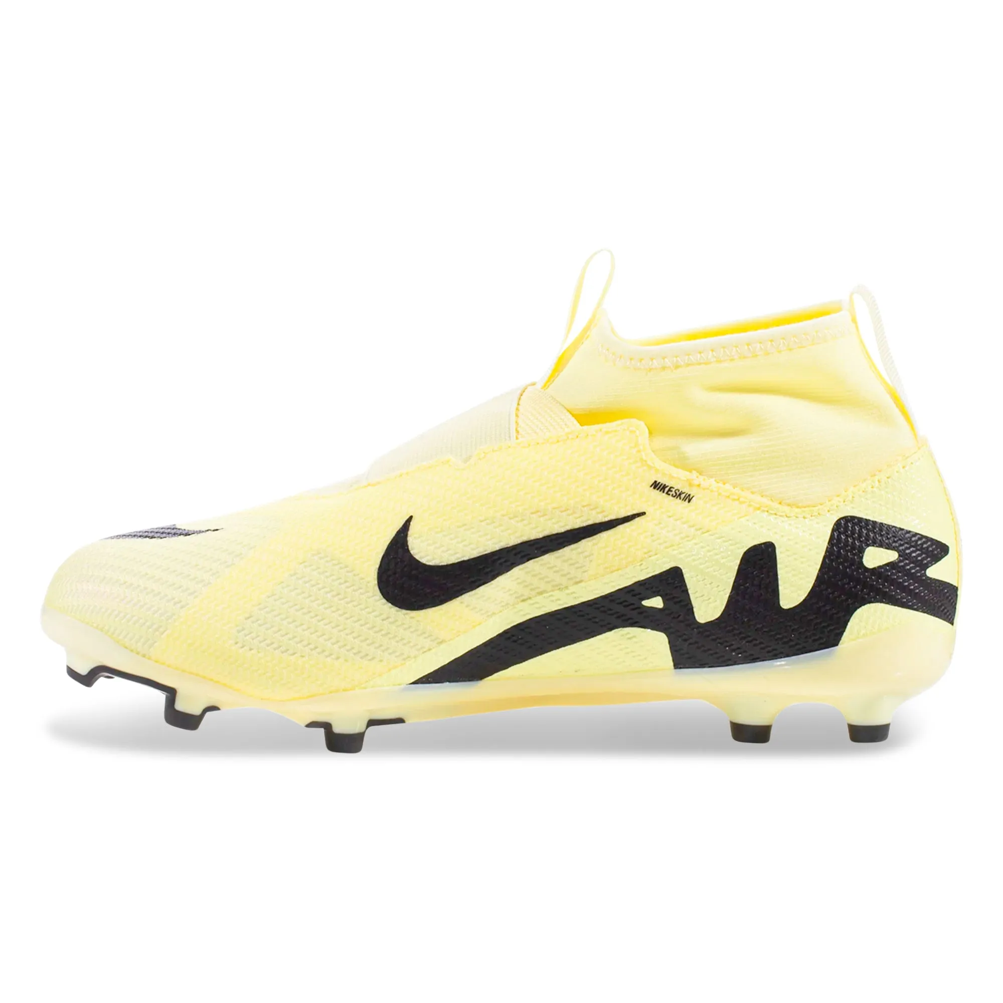 Nike Jr. Zoom Superfly 9 Pro Firm Ground Soccer Cleats (Lemonade/Black)