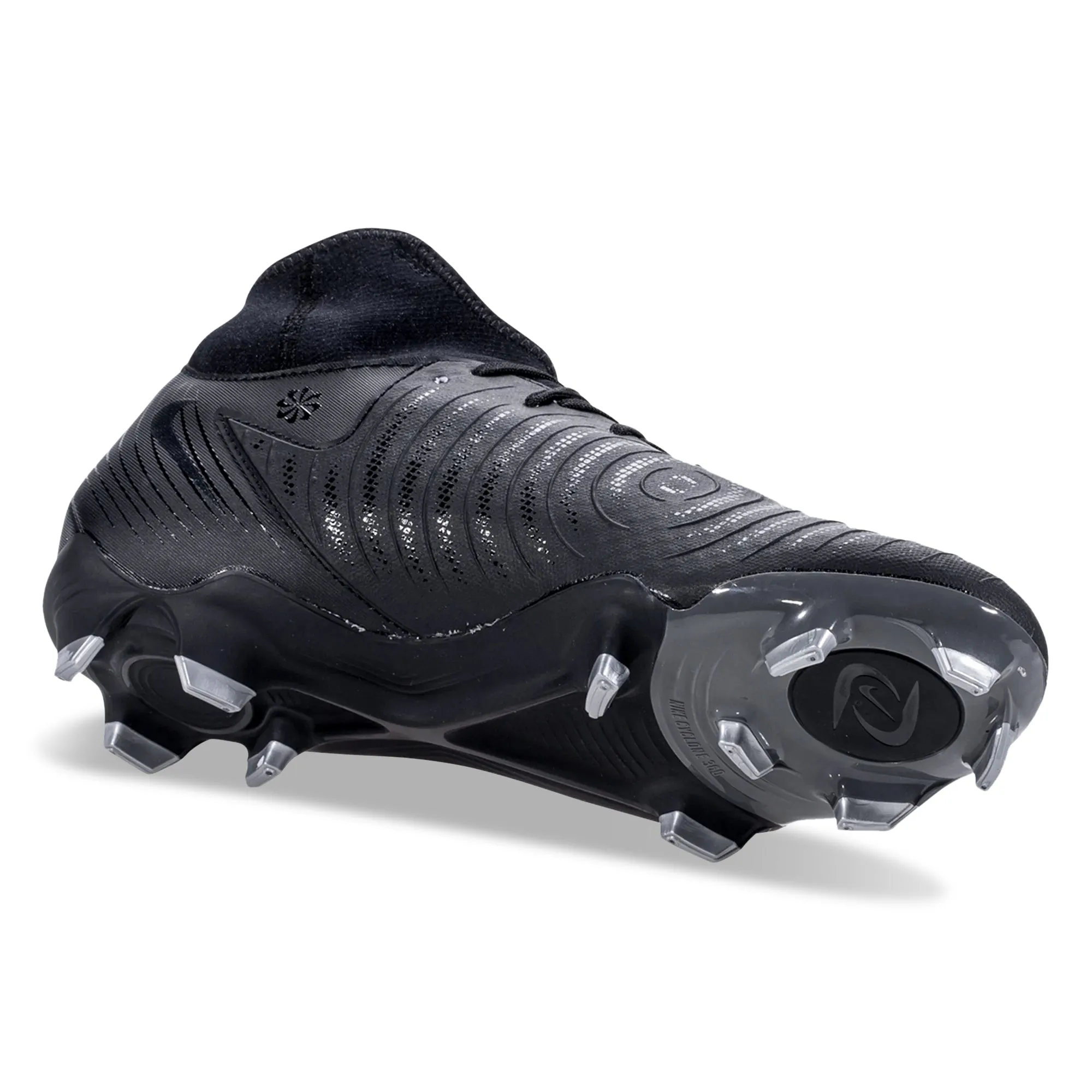 Nike Phantom Luna II Academy FG/MG Soccer Cleats (Black/Black)