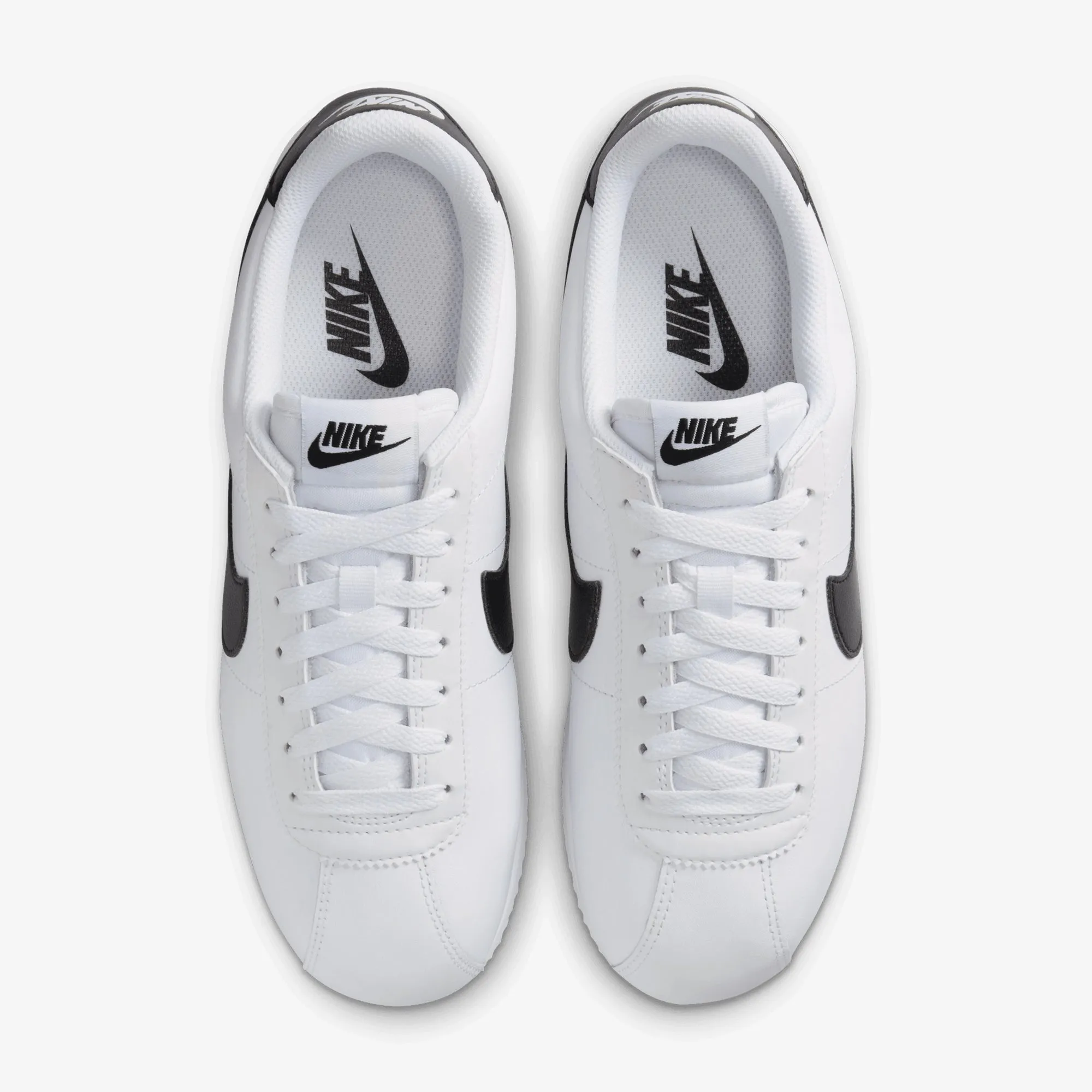 NIKE | WMN'S CORTEZ LEATHER { WHITE/BLACK