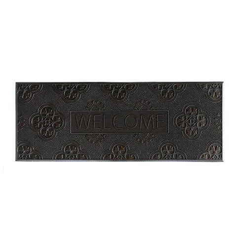 OnlyMat Lightweight and Long Rubber Pin Welcome Door Mat - Indoor / Outdoor, Waterproof