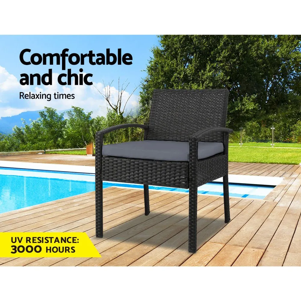 Outdoor Dining Chairs Patio Furniture Rattan Lounge Chair Cushion Felix