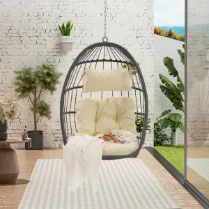 Outdoor PE Rattan Swing Chair