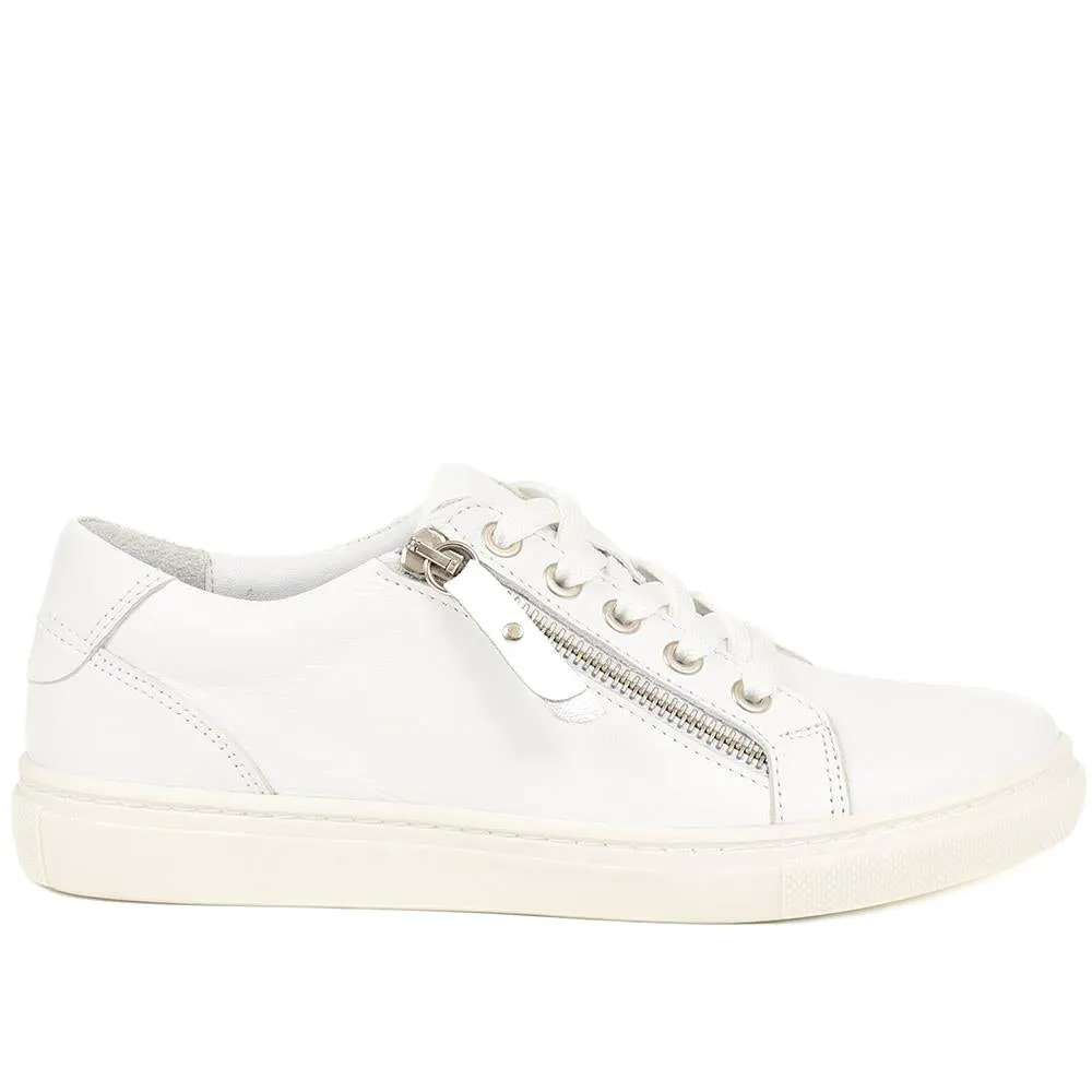 Padova2 Leather Lace-Up Trainers - PADOVA2 / 324 917