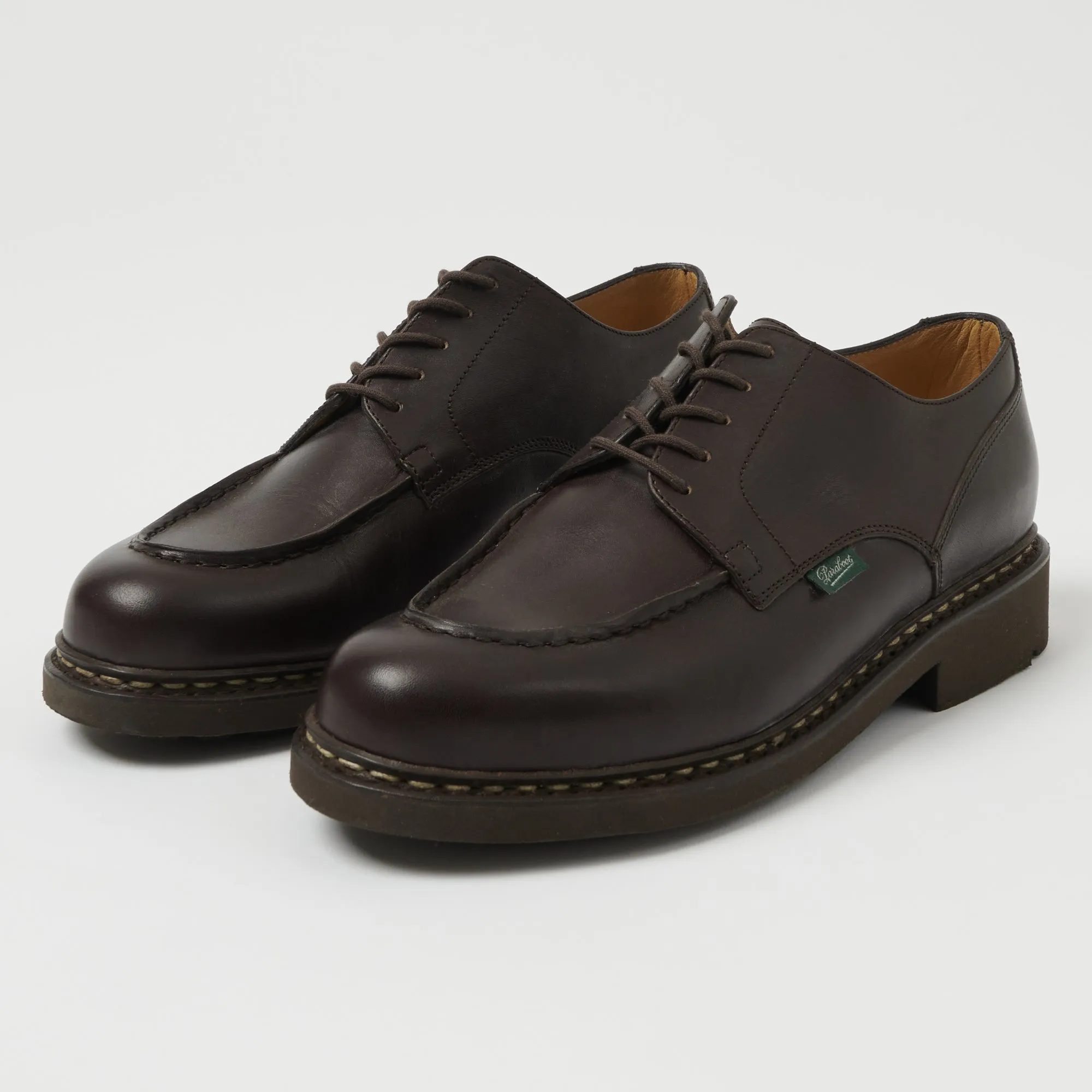 Paraboot Chambord Tex Shoe - Brown Lisse Café