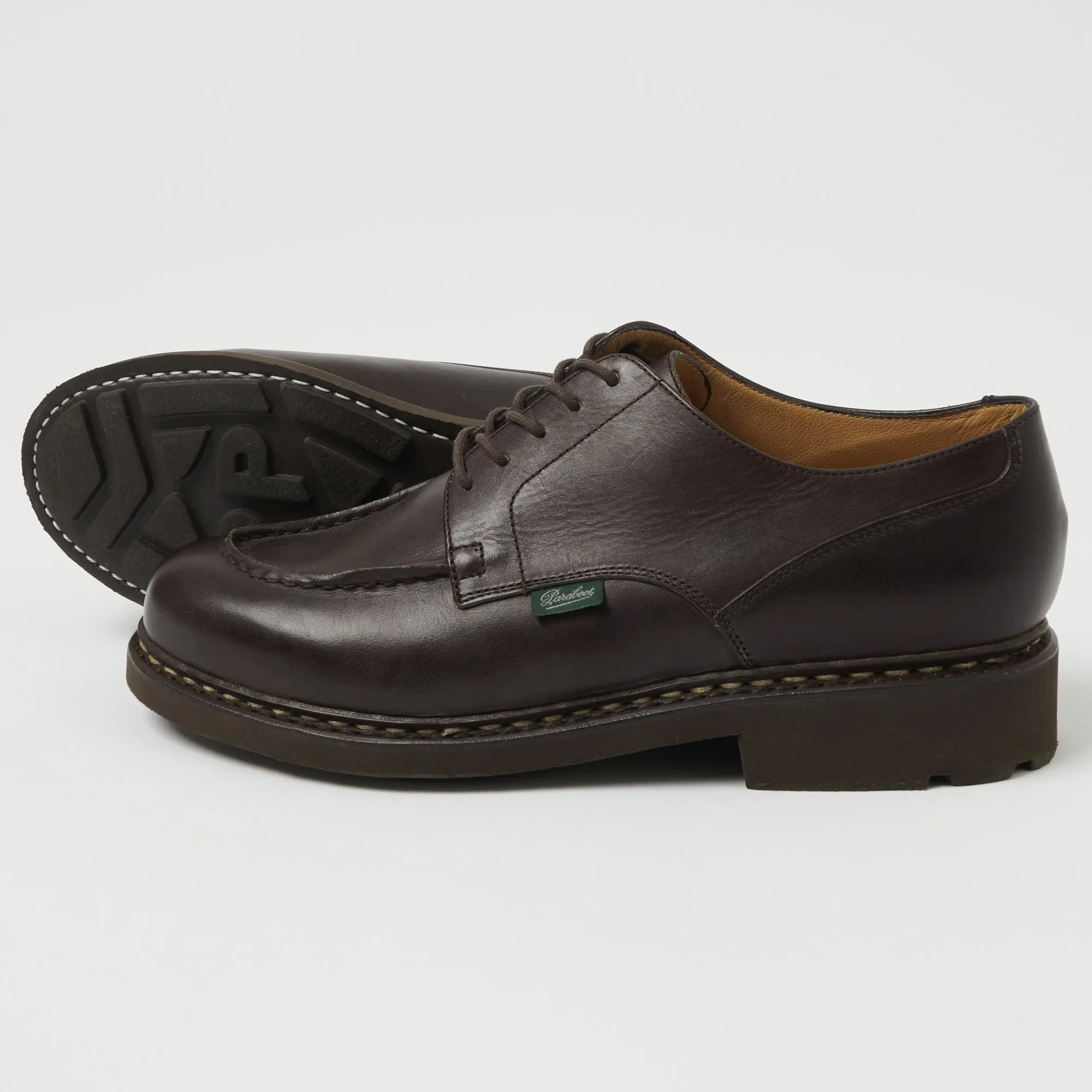 Paraboot Chambord Tex Shoe - Brown Lisse Café