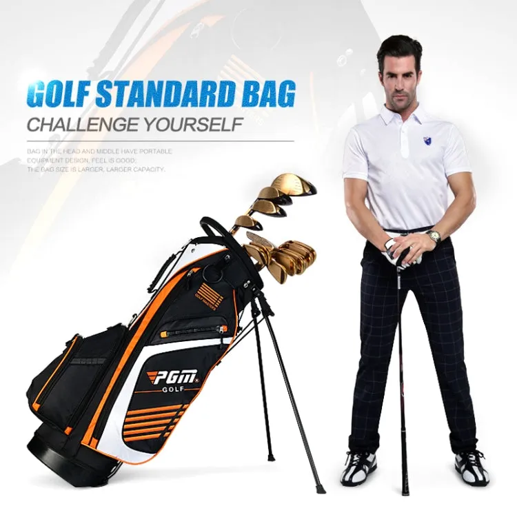 PGM Golf Nylon Lightweight Bag with Holder(Black Green)