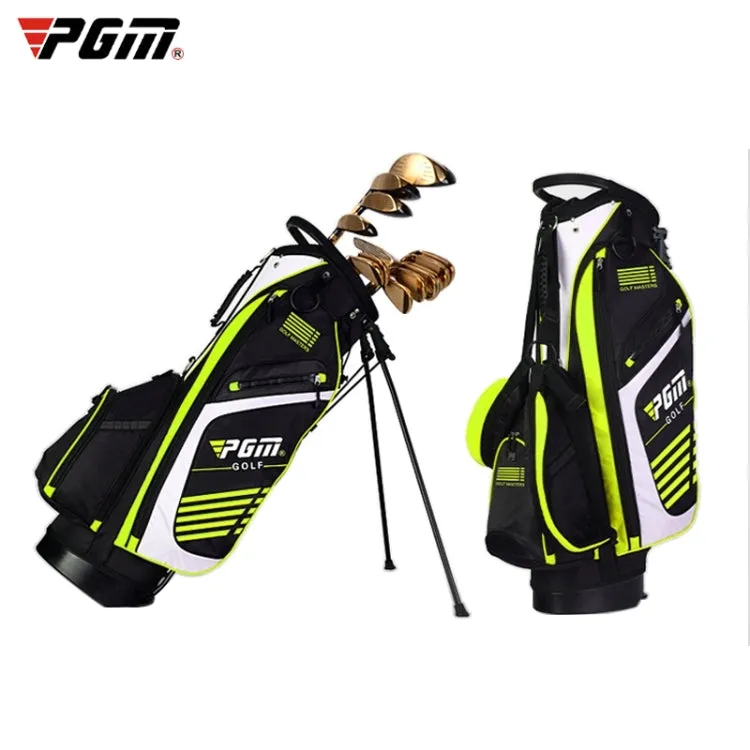 PGM Golf Nylon Lightweight Bag with Holder(Black Green)