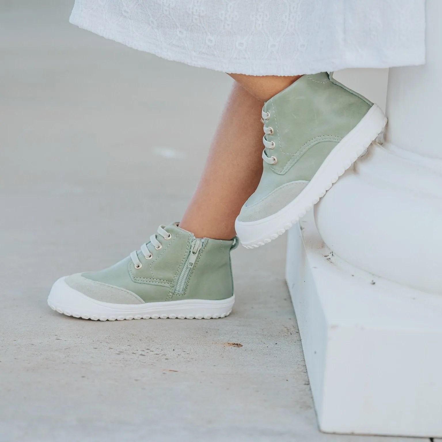 Play Perfect Avocado High Top {Premium Leather}