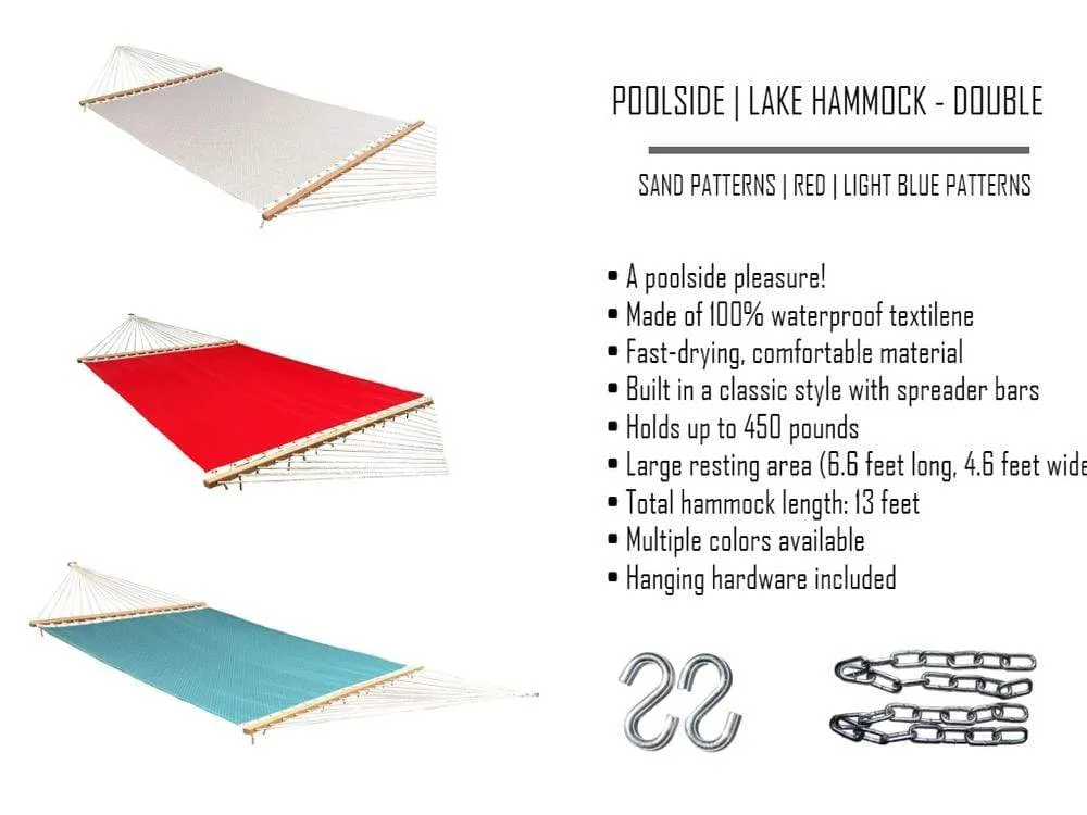 Poolside | Lake Hammock with 3-Beam Stand