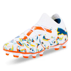 Puma Future 7 Match Creativity FG/AG Soccer Cleats (Puma White/Ocean Tropic)