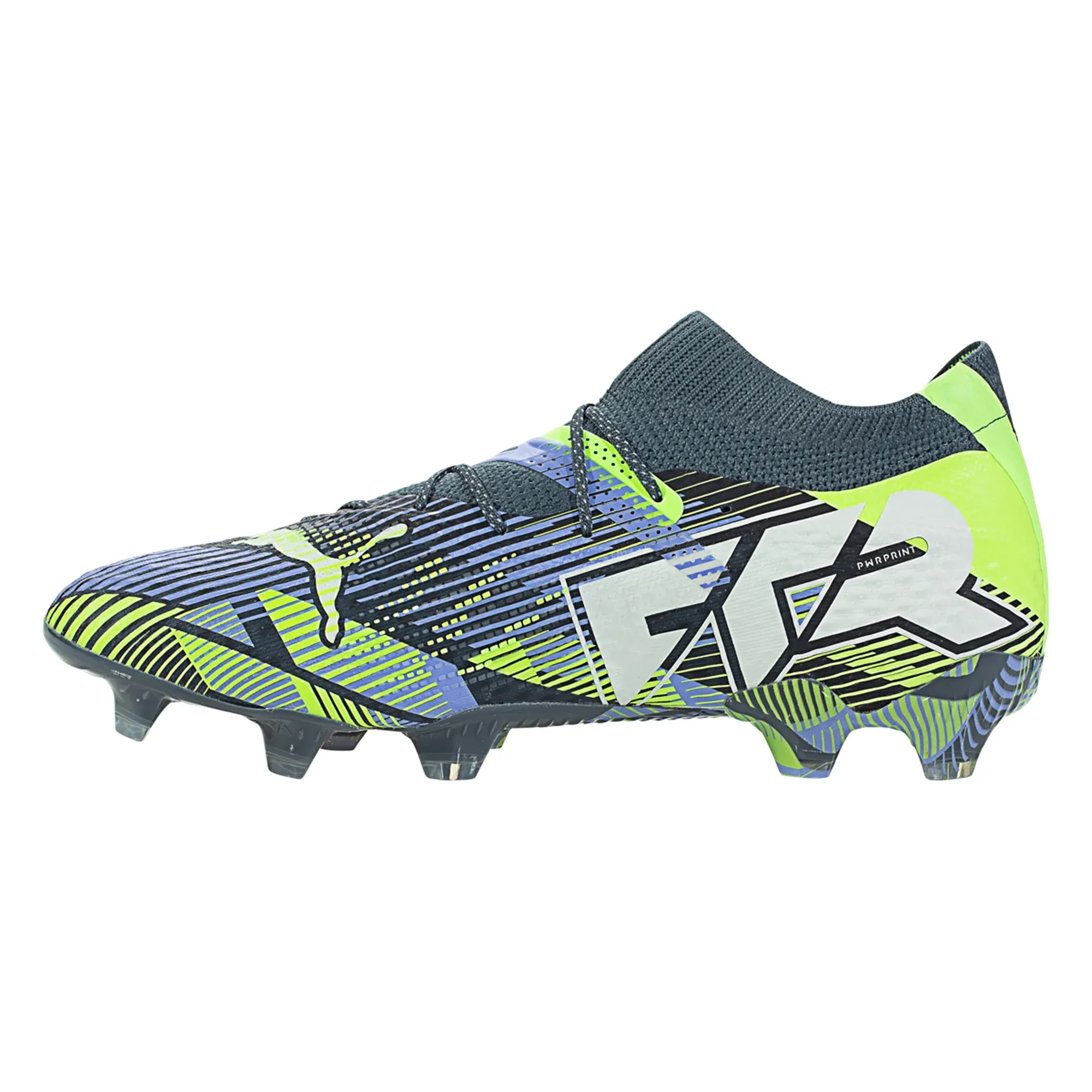 Puma Mens Future 7 Ultimate FG/AG Soccer Cleats (Gray Skies/Fizzy Apple)