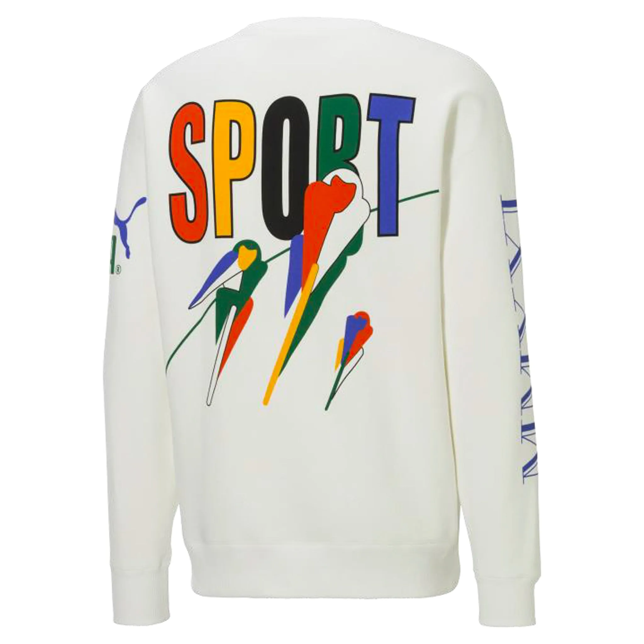 Puma x Butter Goods Crewneck White