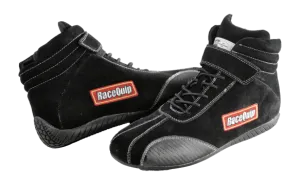 RaceQuip Euro Carbon-L Series Race Shoes - Black - 15 US Mens - 30500150