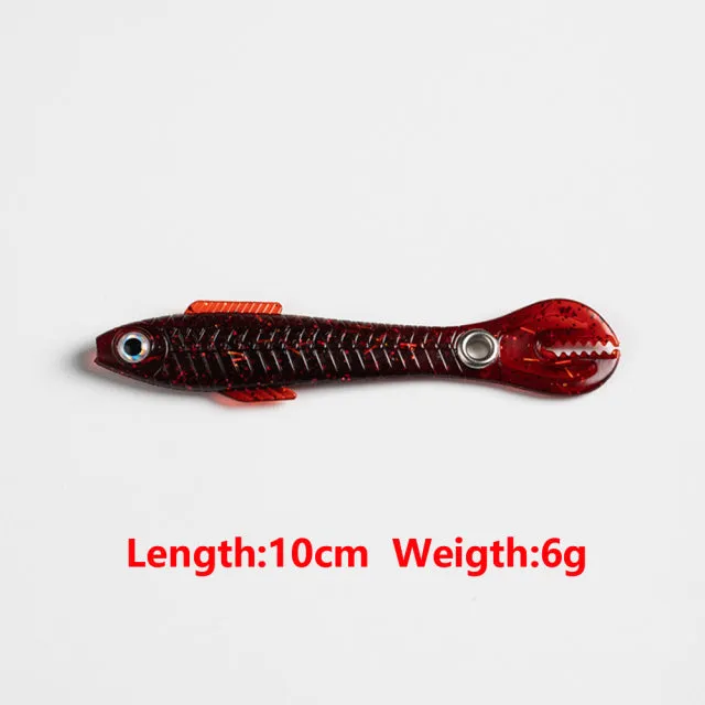 Realistic Reflective Soft Fishing Artificial Bait