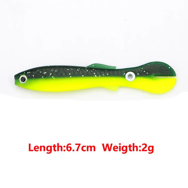 Realistic Reflective Soft Fishing Artificial Bait